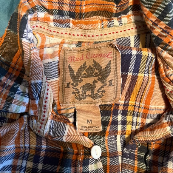 Red Camel Multicolor Plaid Shirt - Picture 1 of 9